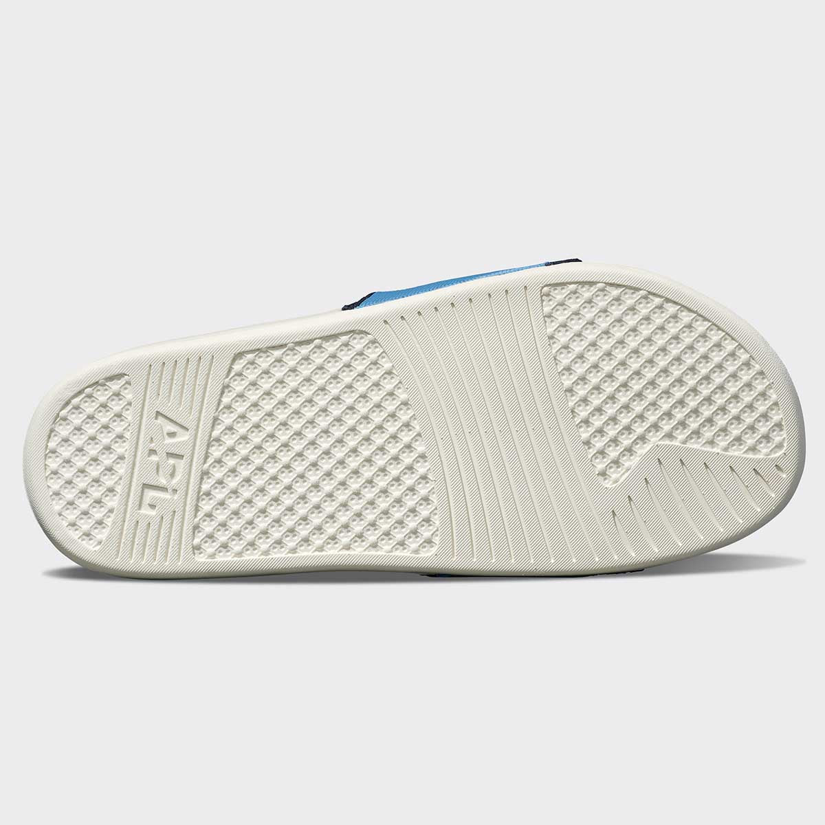 Men&#39;s Big Logo TechLoom Slide Ivory / Coastal Blue / Midnight view 6