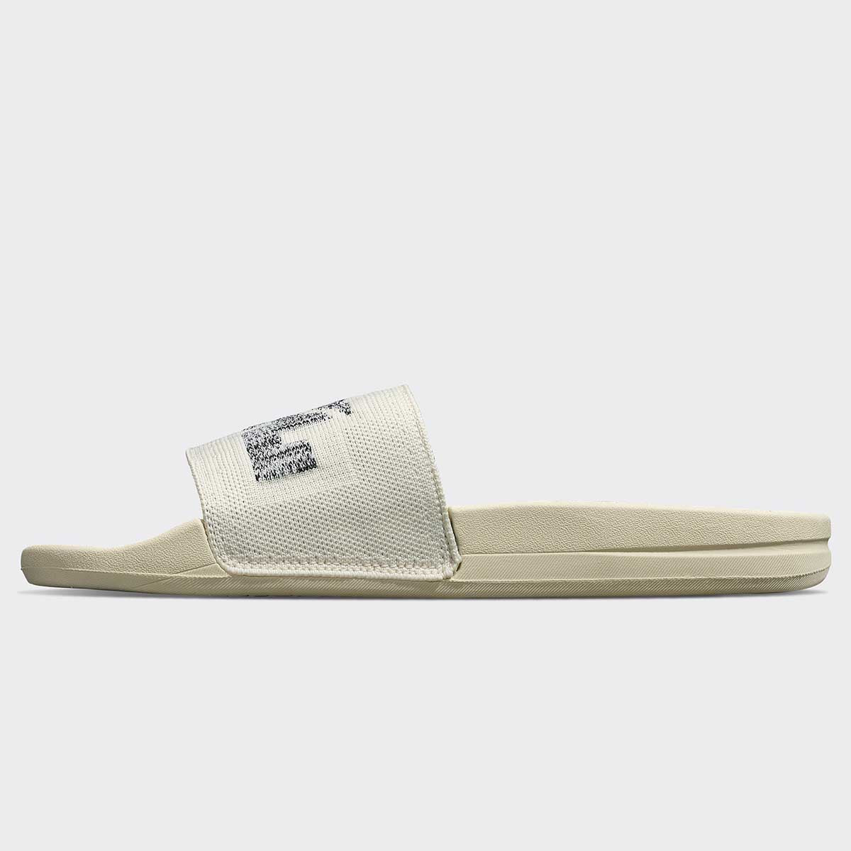 Men&#39;s Big Logo TechLoom Slide Pristine / Heather Grey view 3