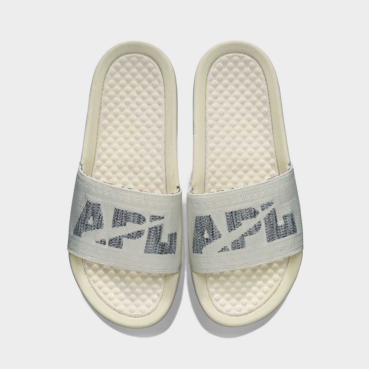 Men&#39;s Big Logo TechLoom Slide Pristine / Heather Grey view 1