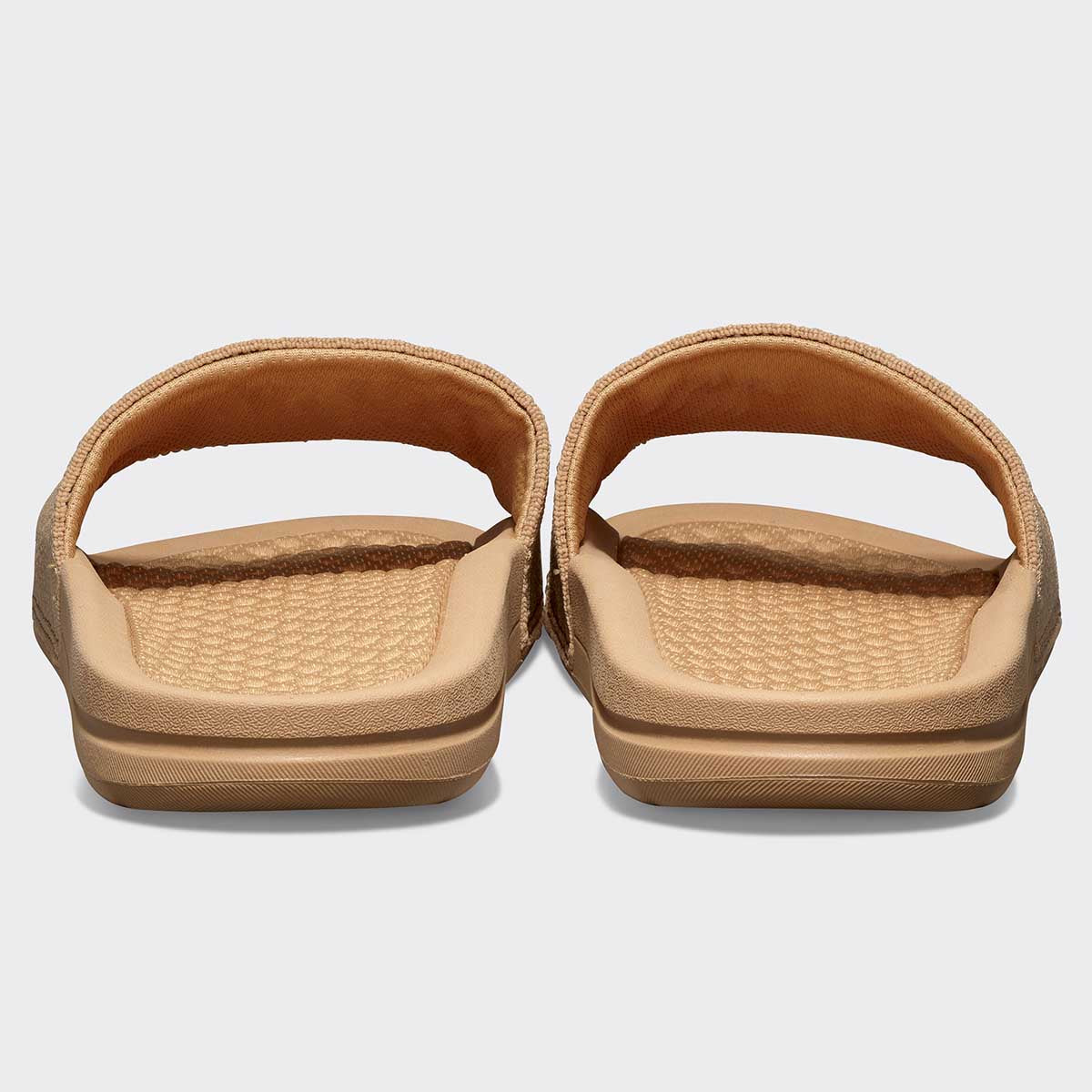 Women&#39;s Big Logo TechLoom Slide Tan / Pristine / Chocolate view 4