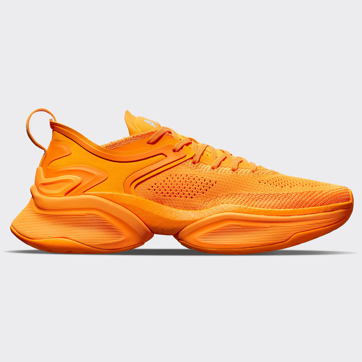 Orange athletic hot sale shoes