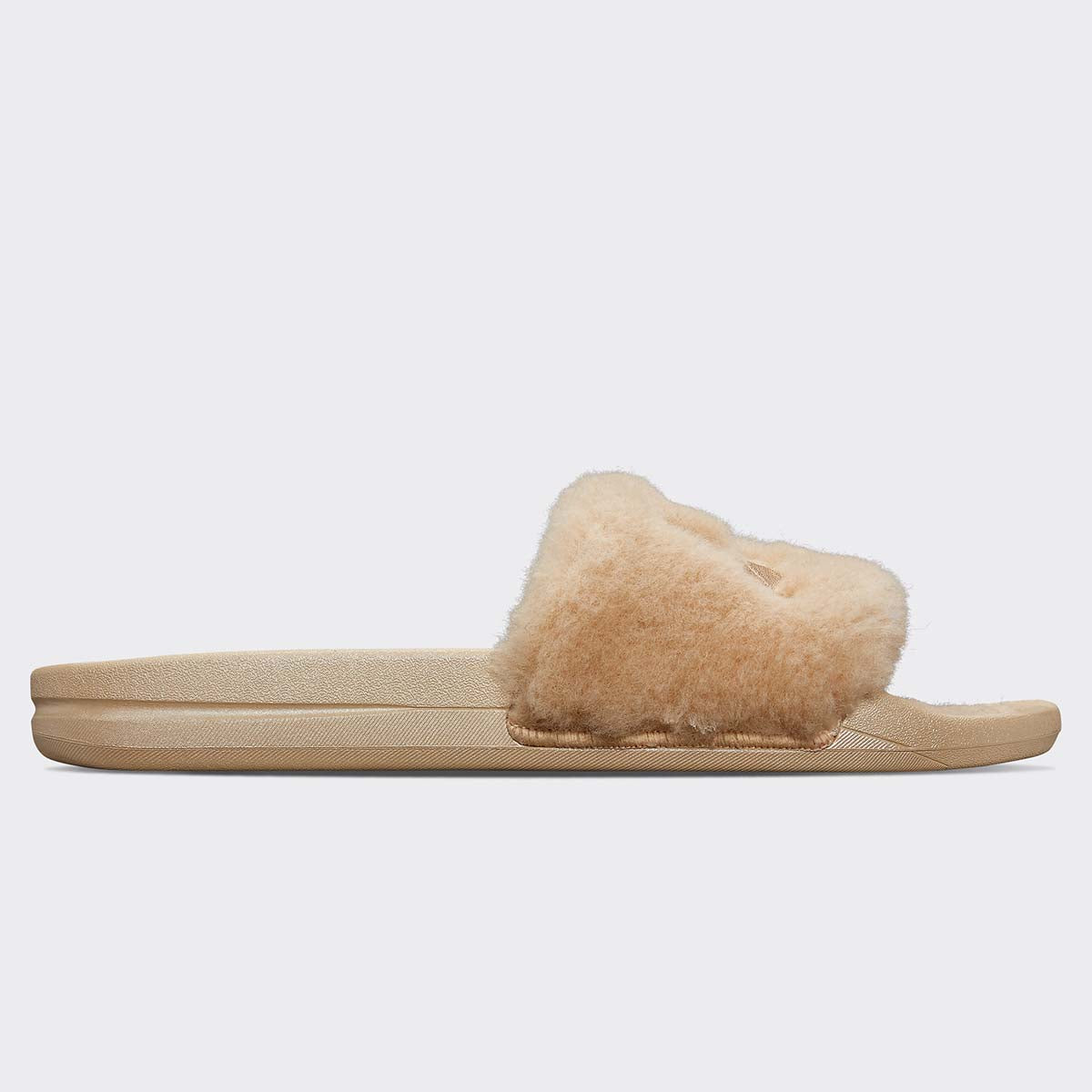 Men&#39;s Shearling Slide Champagne view 2