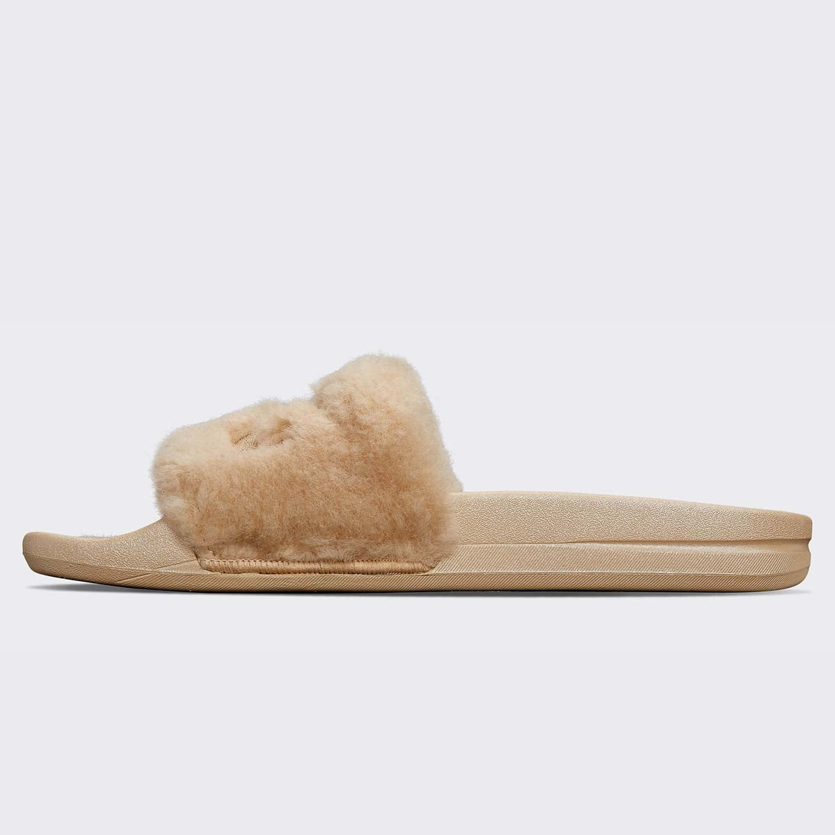 Men&#39;s Shearling Slide Champagne view 3