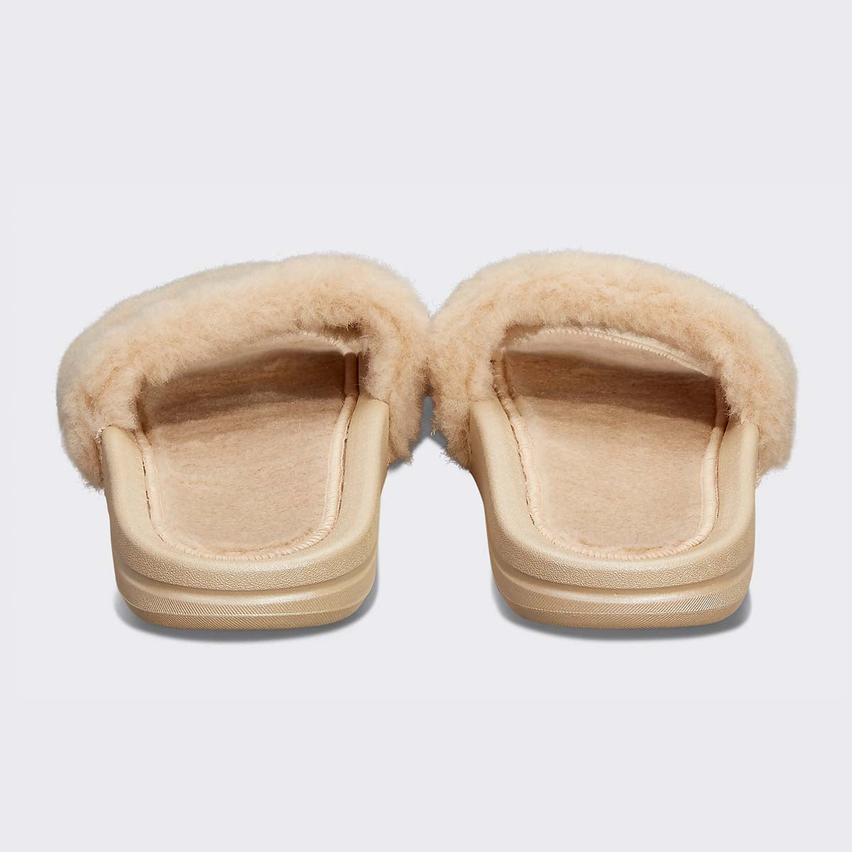 Men&#39;s Shearling Slide Champagne view 4