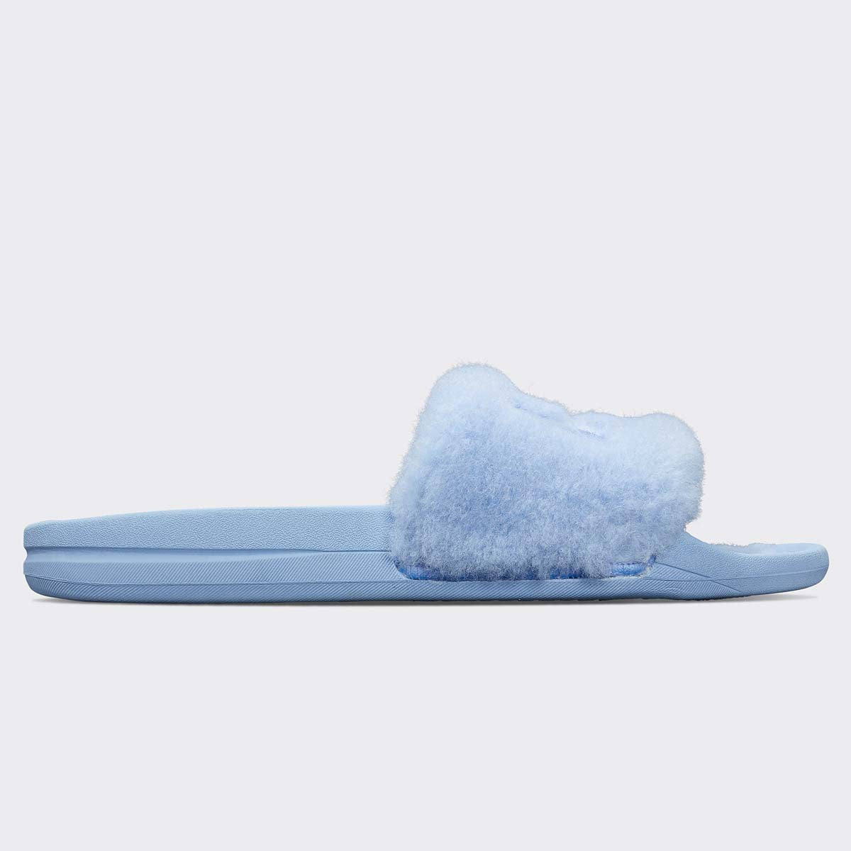 Men&#39;s Shearling Slide Ice Blue view 2