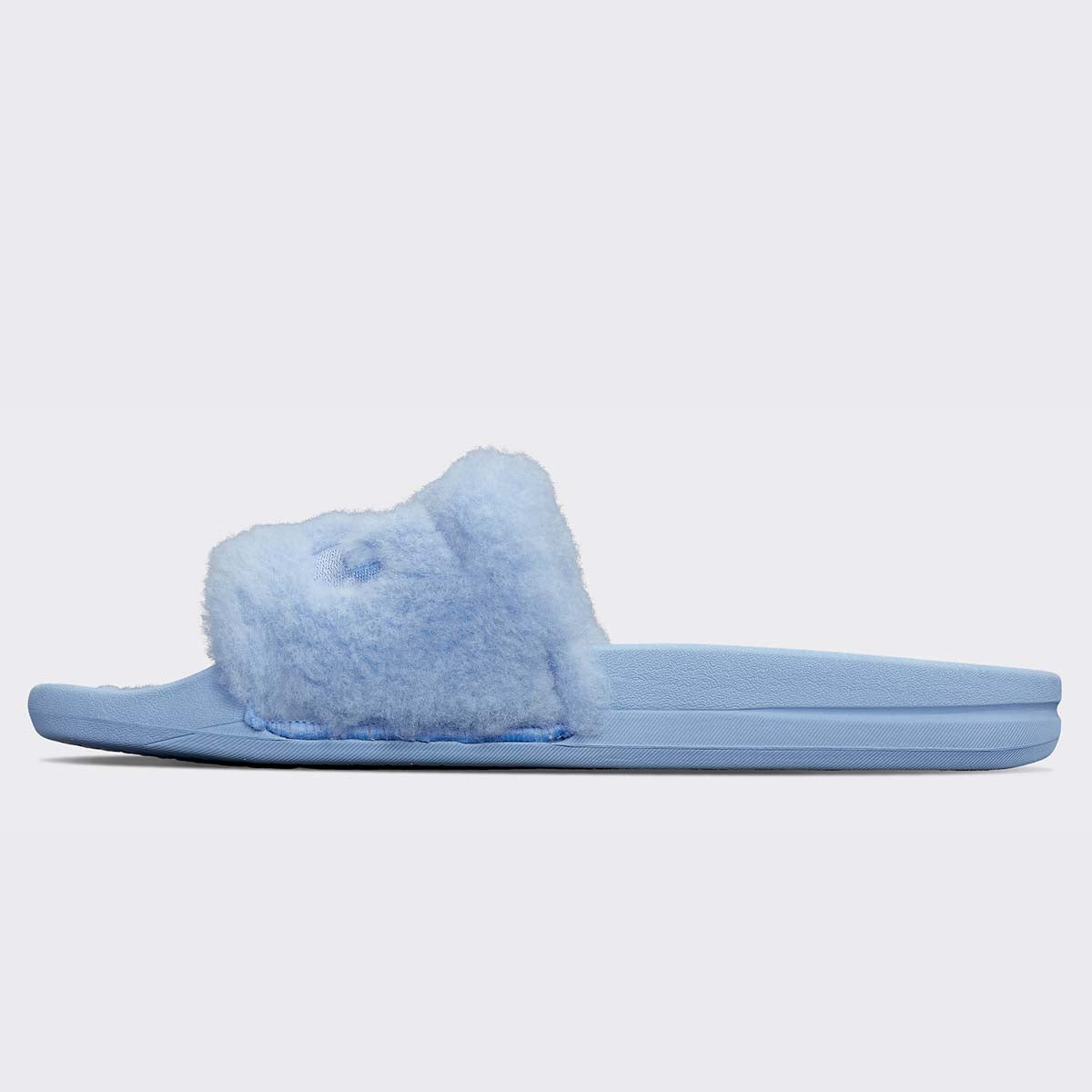 Men&#39;s Shearling Slide Ice Blue view 3