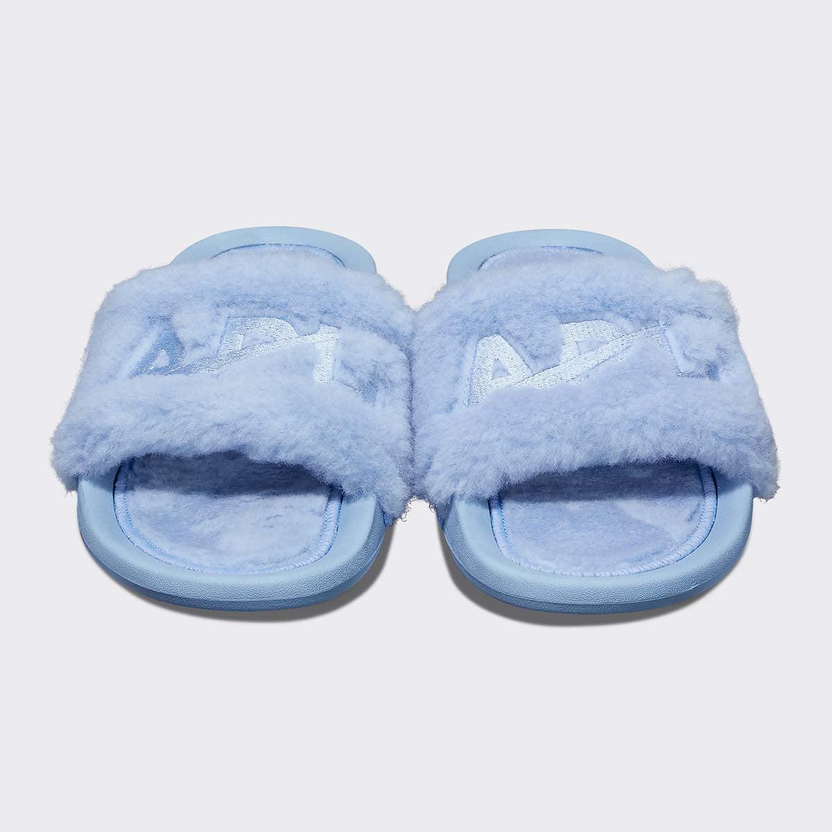 Men&#39;s Shearling Slide Ice Blue view 5