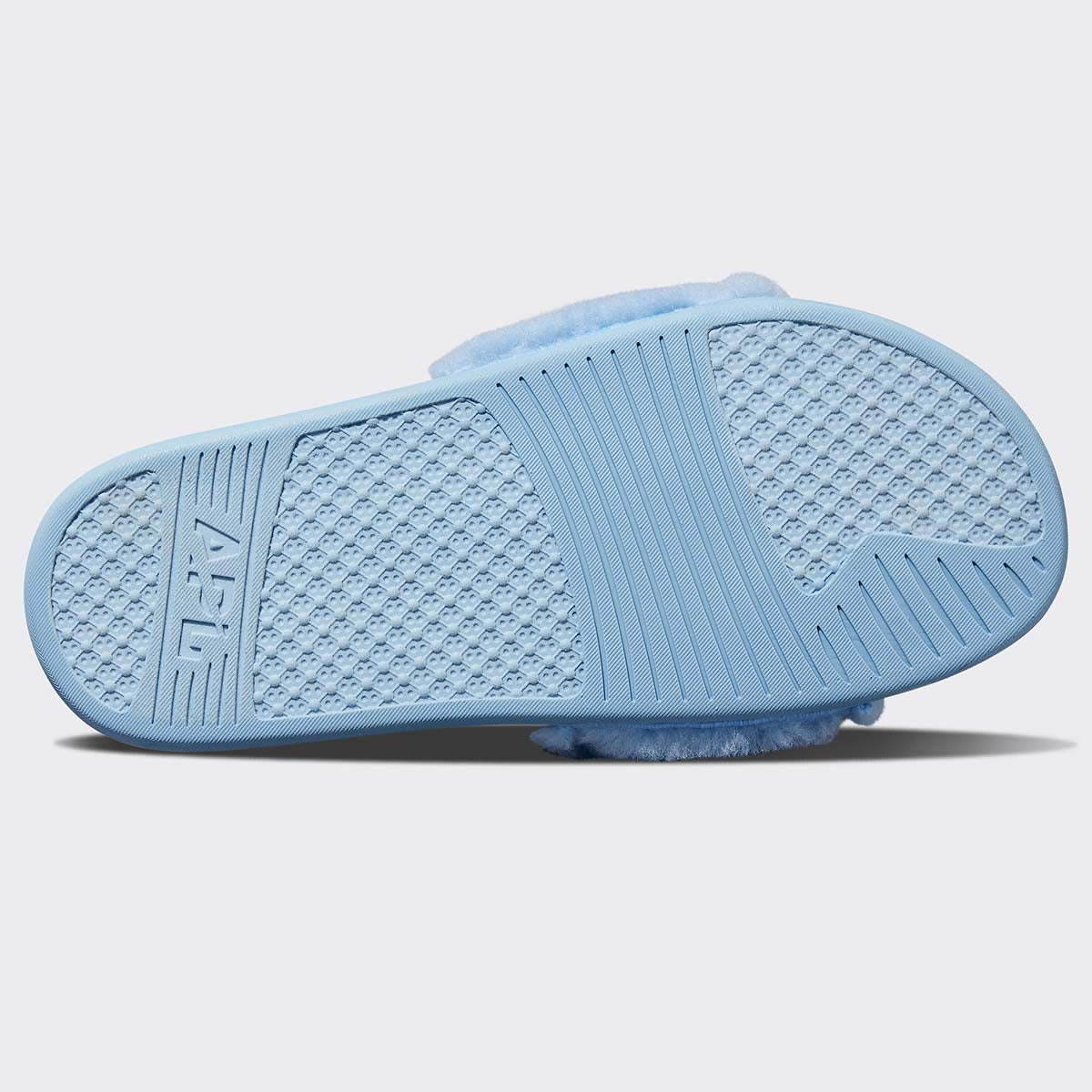 Men&#39;s Shearling Slide Ice Blue view 6