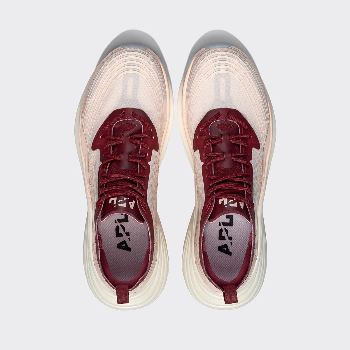 Men&#39;s Streamline Creme / Burgundy / White view 5