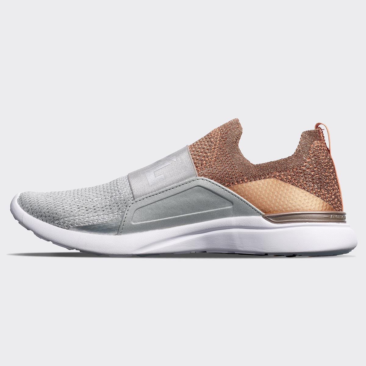 Men&#39;s TechLoom Bliss Rose Gold / Metallic Silver / White view 2