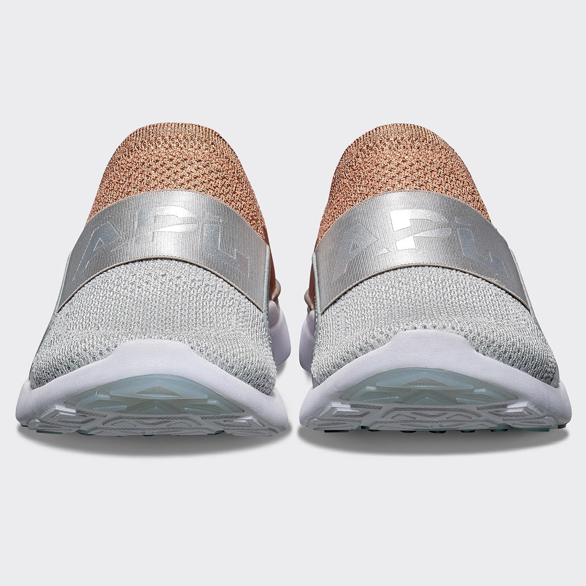 Men&#39;s TechLoom Bliss Rose Gold / Metallic Silver / White view 4