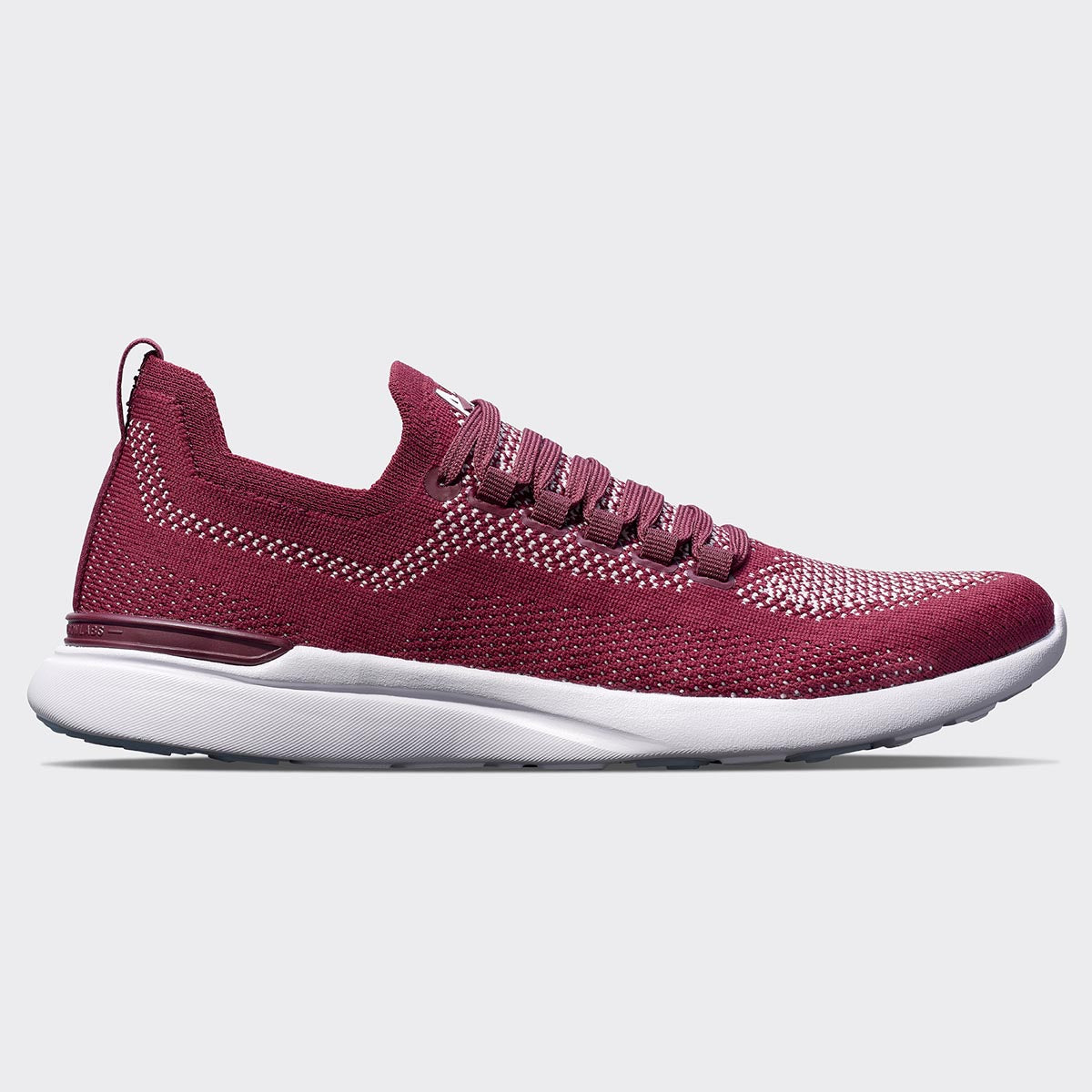 Men&#39;s TechLoom Breeze Burgundy / Bleached Pink / White view 1