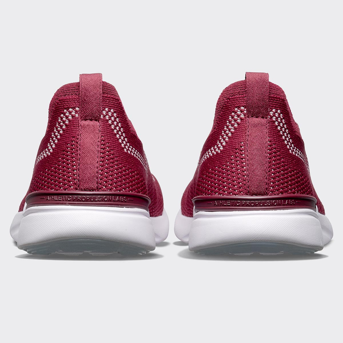 Men&#39;s TechLoom Breeze Burgundy / Bleached Pink / White view 3