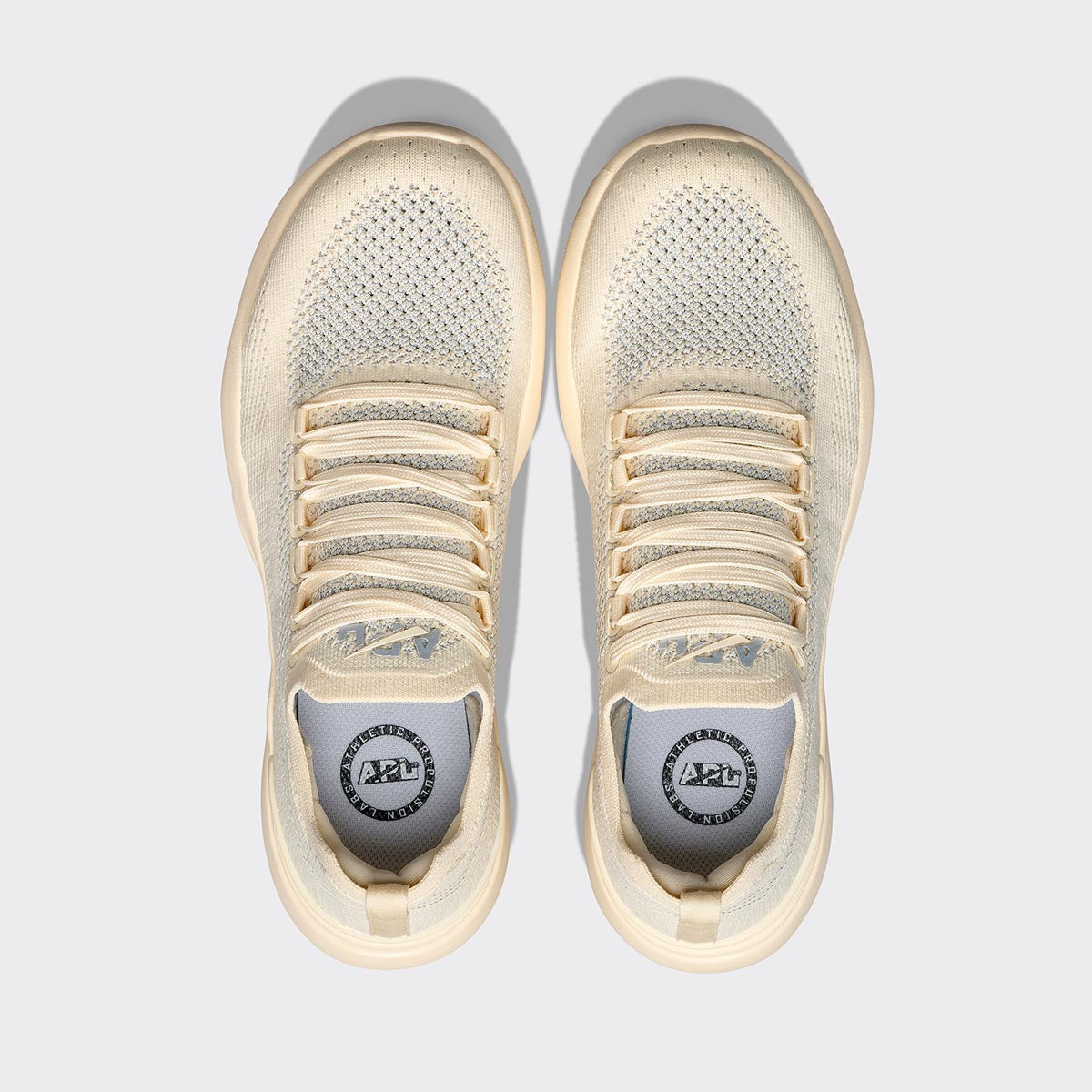 Men s TechLoom Breeze Vanilla Metallic Silver White
