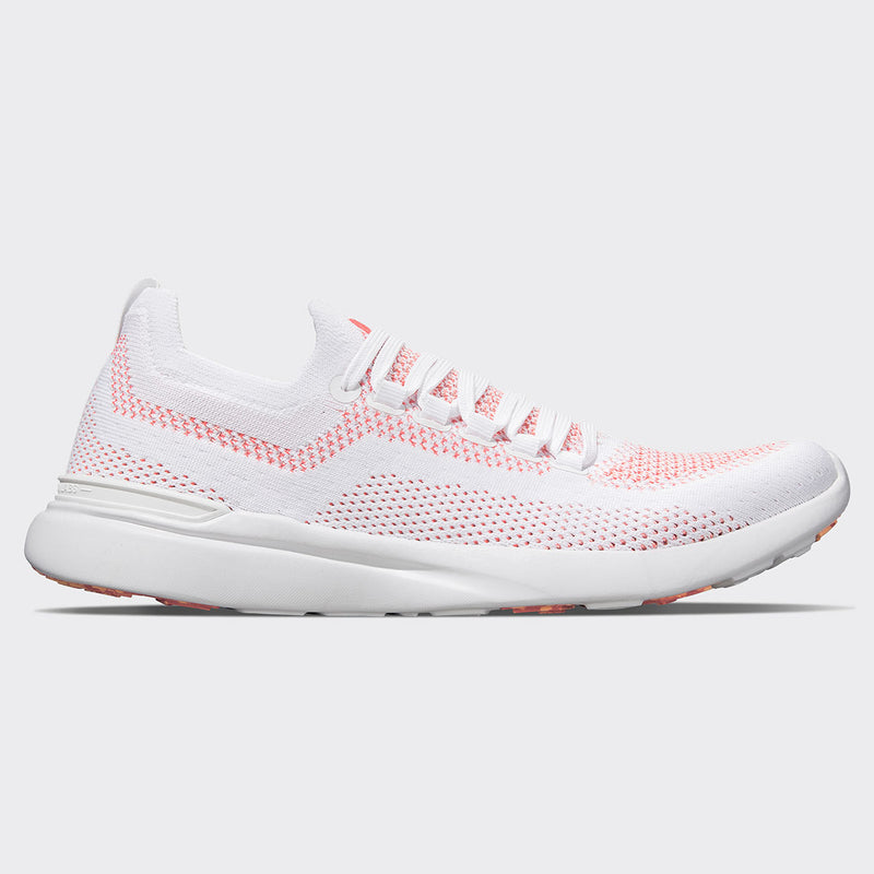 Men's TechLoom Breeze White / Magenta / Neon Peach view 1