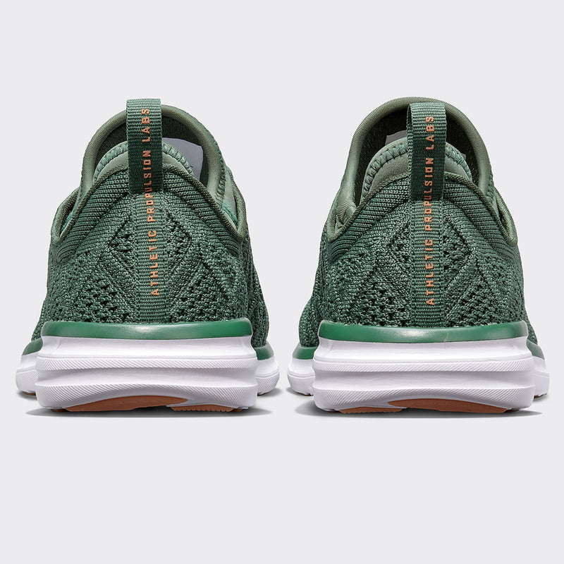 Women's TechLoom Phantom Great Green / White / Gum view 3