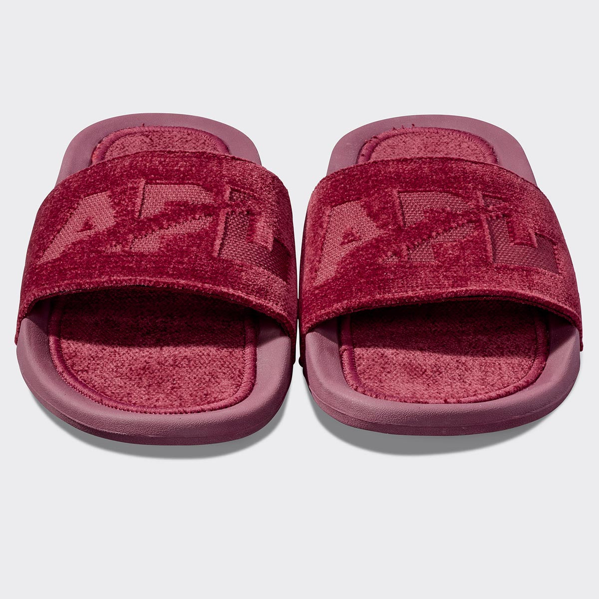 Men&#39;s TechLoom Velvet Slide Burgundy view 5