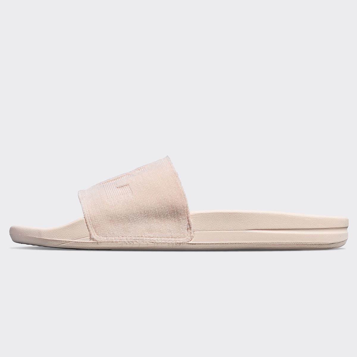 Men&#39;s TechLoom Velvet Slide Creme view 3