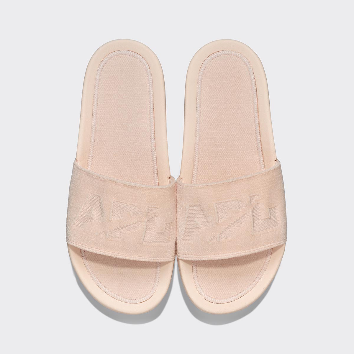 Men&#39;s TechLoom Velvet Slide Creme view 1