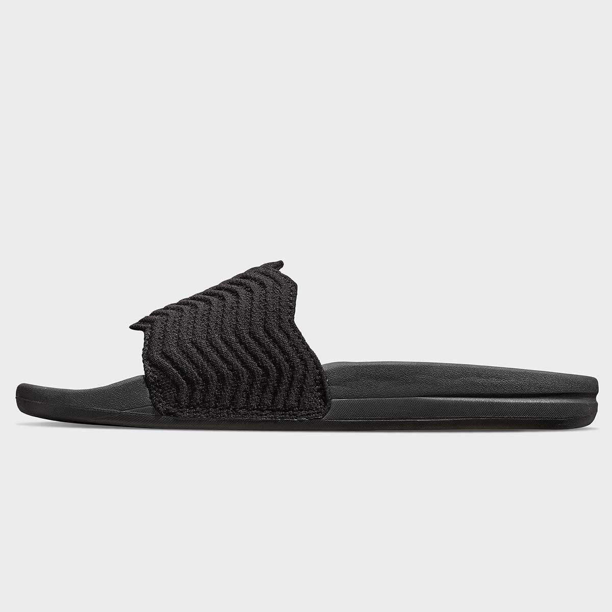 Men&#39;s TechLoom ZigZag Slide Black view 3